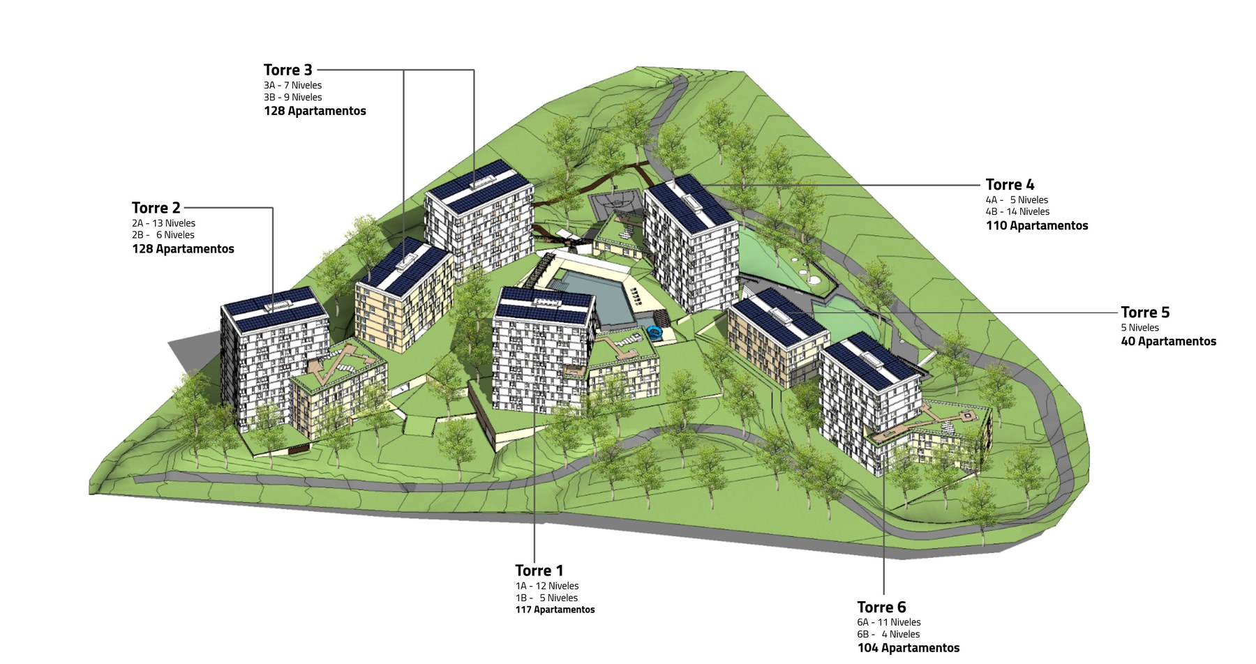 Site axonometric